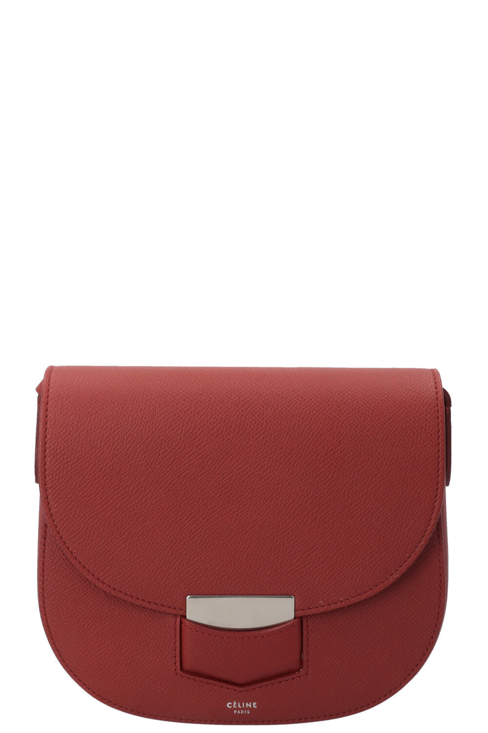 CÉLINE Small Trotteur Bag Red