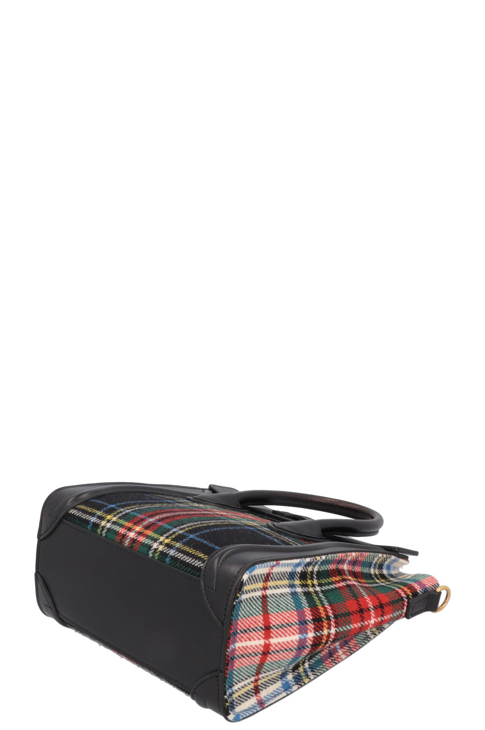 CÉLINE Nano Luggage Tartan Plaid