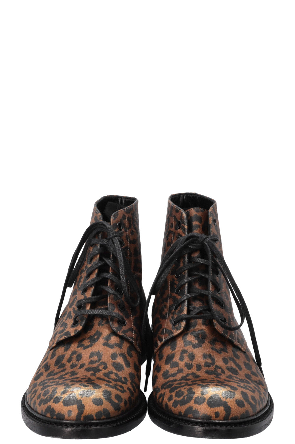 SAINT LAURENT Boots Cheetah Destressed