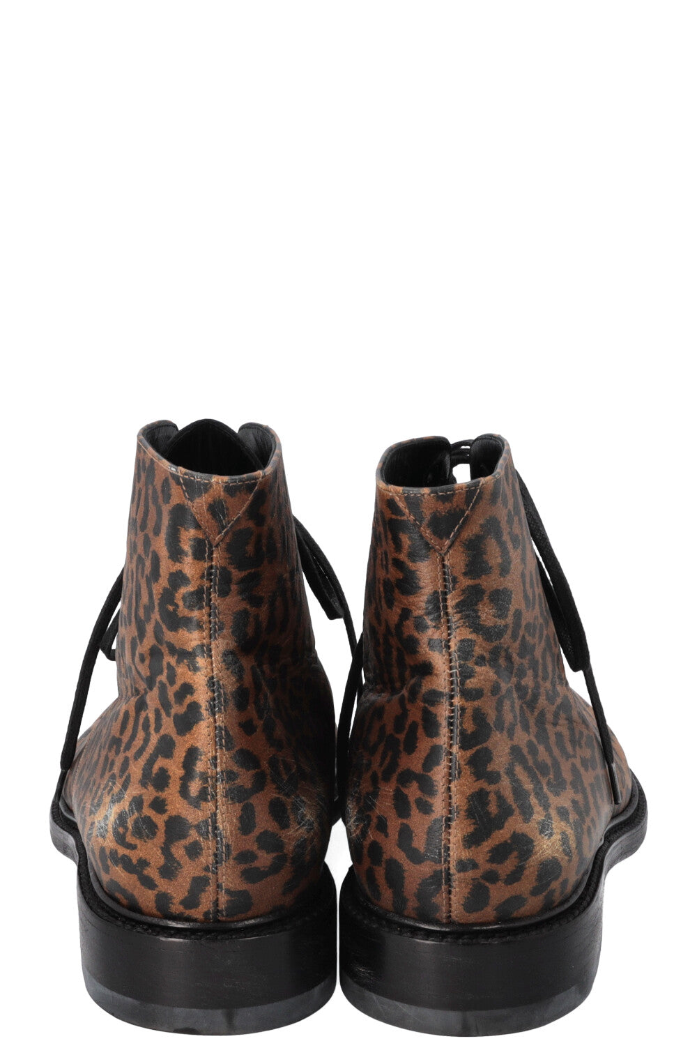 SAINT LAURENT Boots Cheetah Destressed