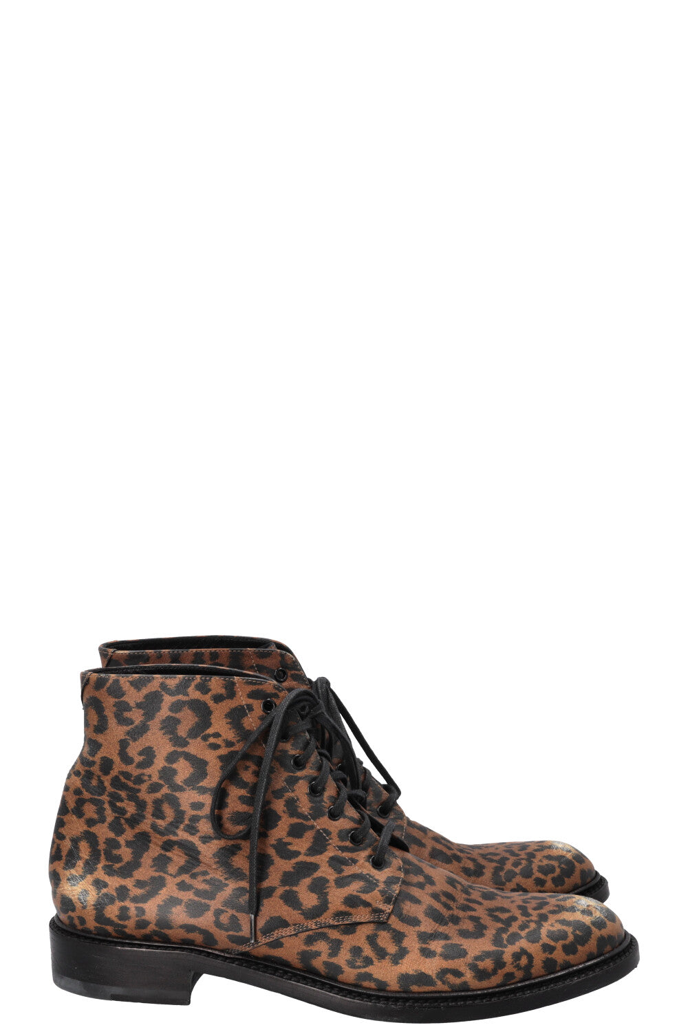 SAINT LAURENT Bottines Guépard vieilli