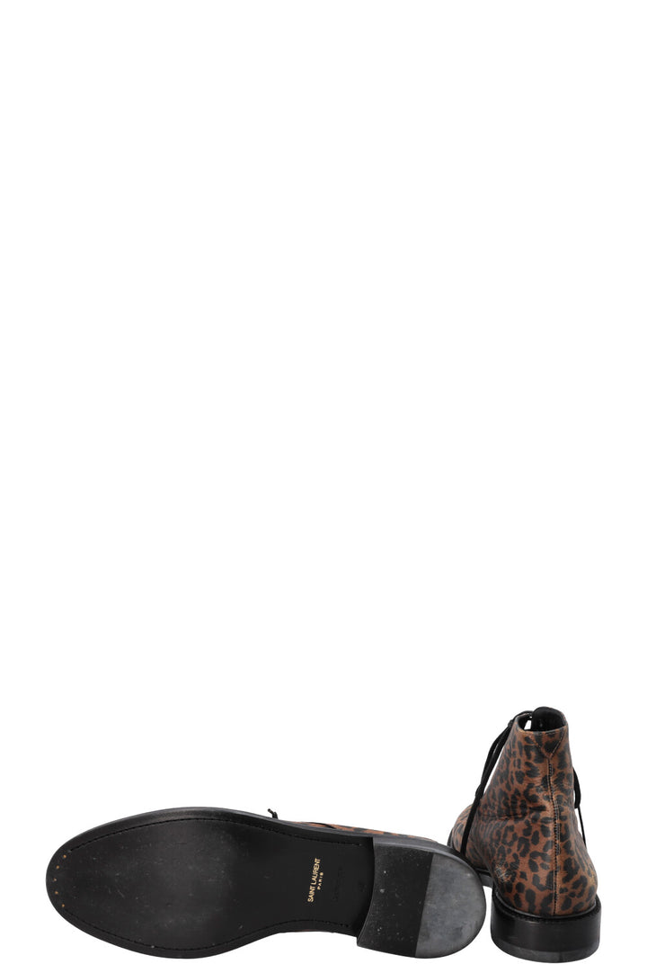 SAINT LAURENT Boots Cheetah Destressed