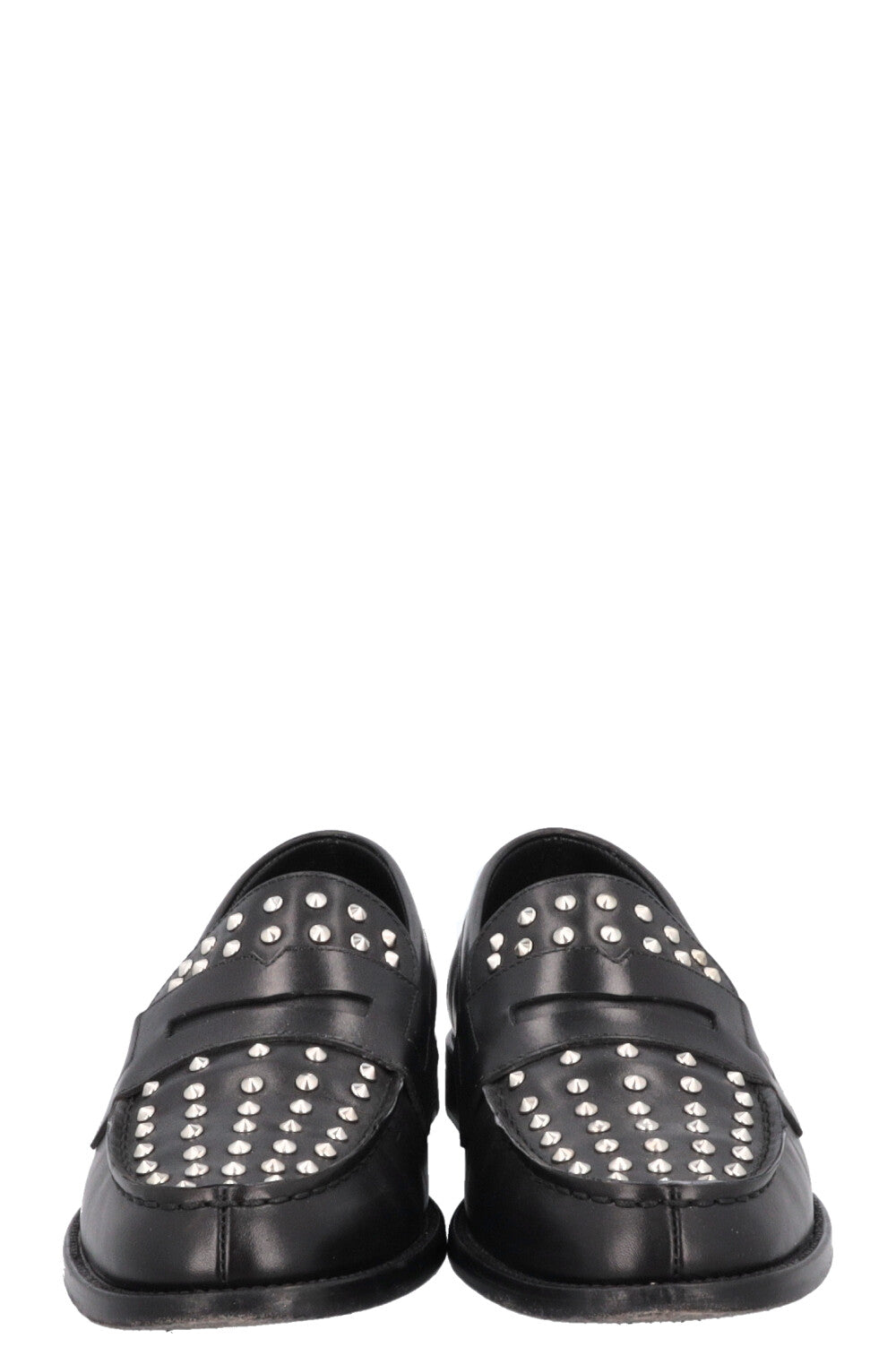 SAINT LAURENT Loafers Studs Black