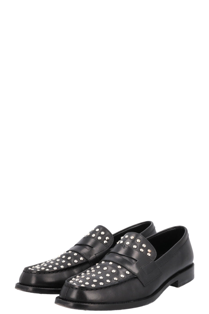 SAINT LAURENT Mocassins Studs Noir