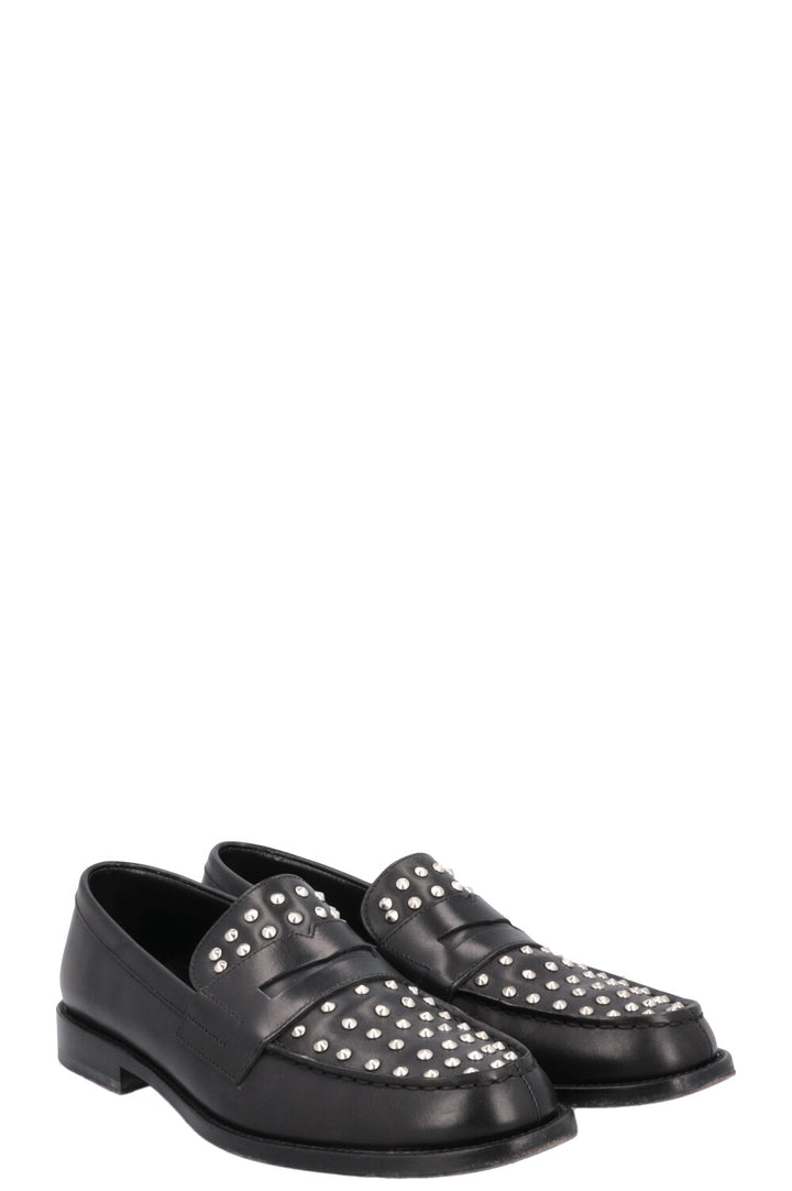 SAINT LAURENT Loafers Studs Black