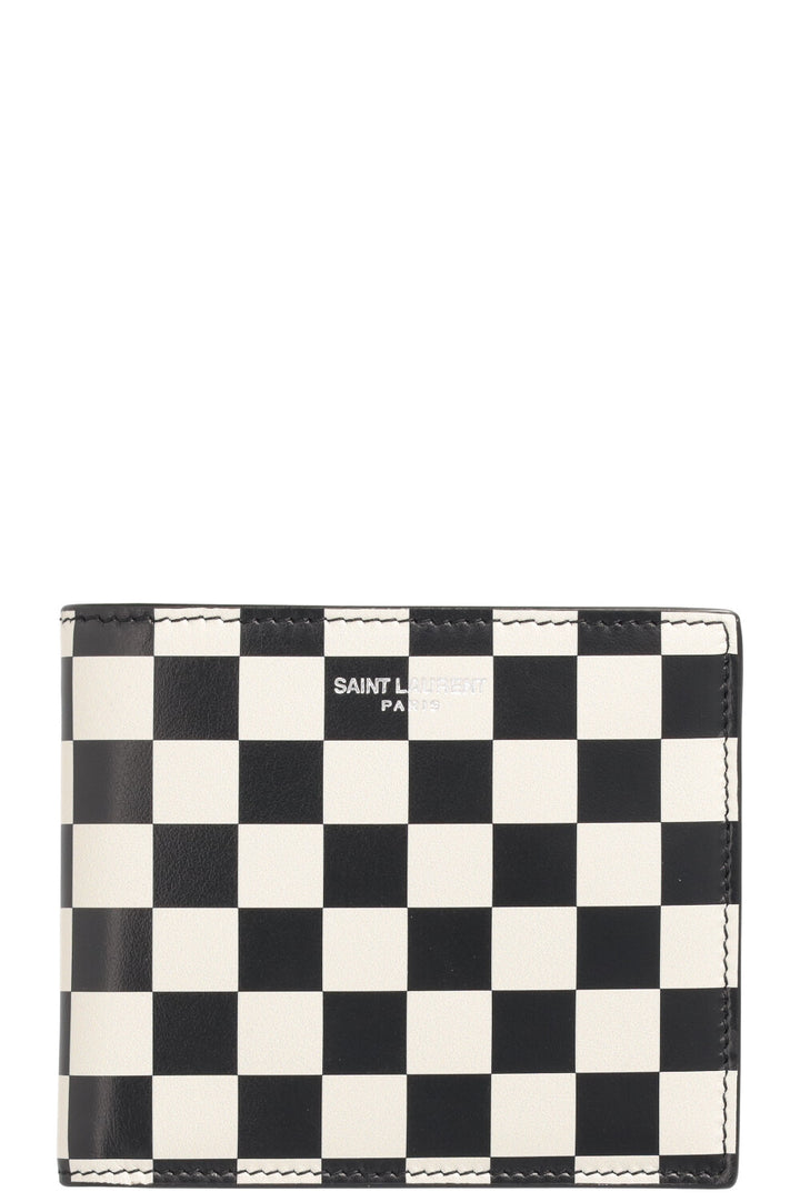 SAINT LAURENT East West Wallet Chess