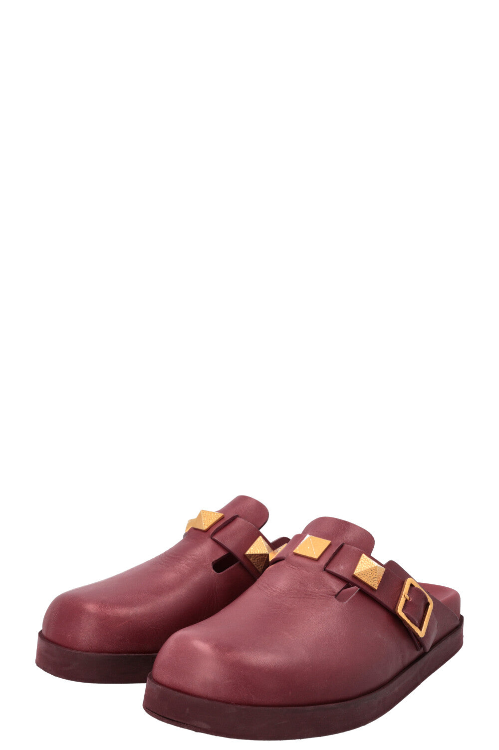 VALENTINO Clogs Leather Red