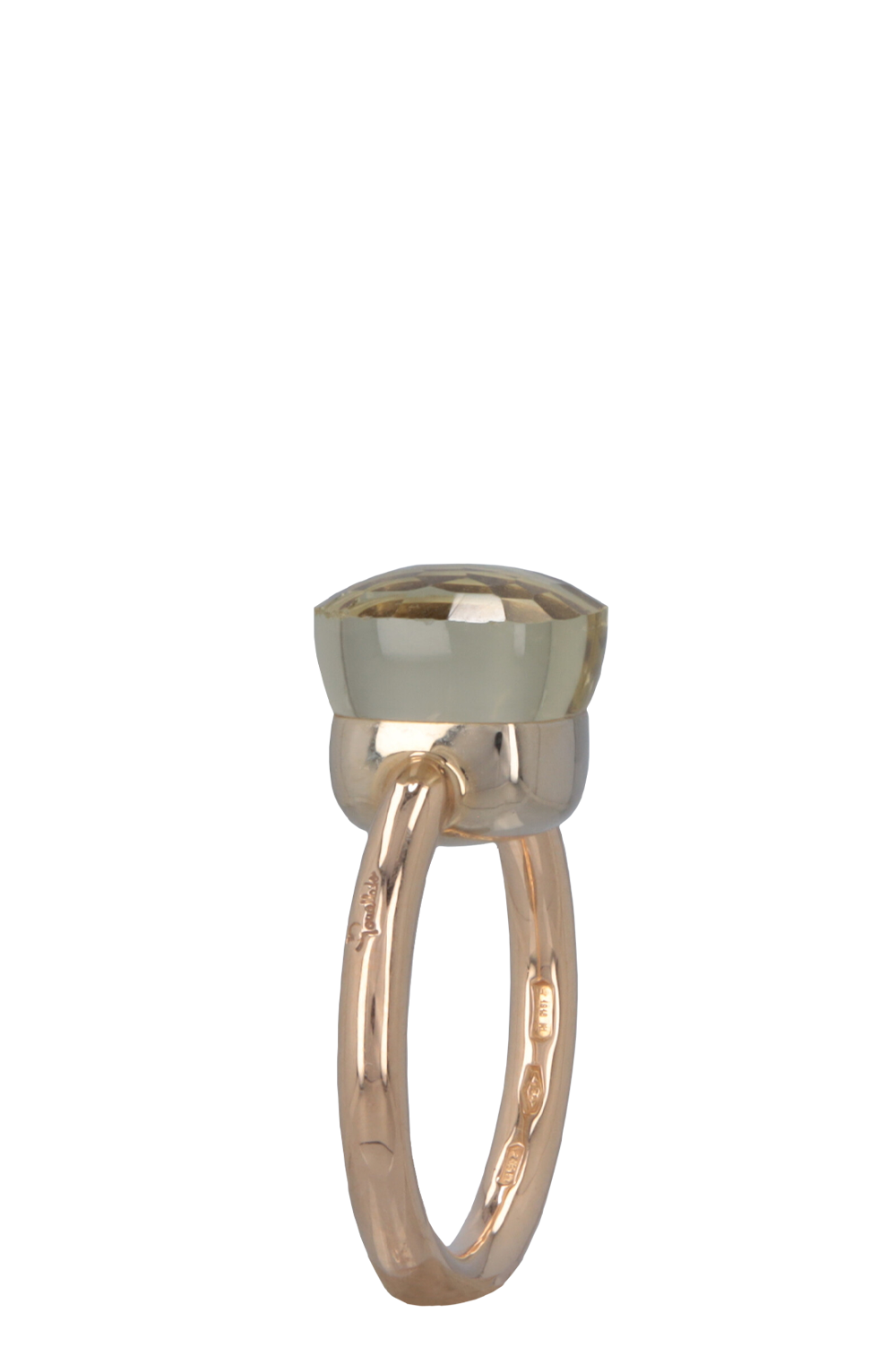 POMELLATO Nudo Ring Lemon Quartz Yellow Gold