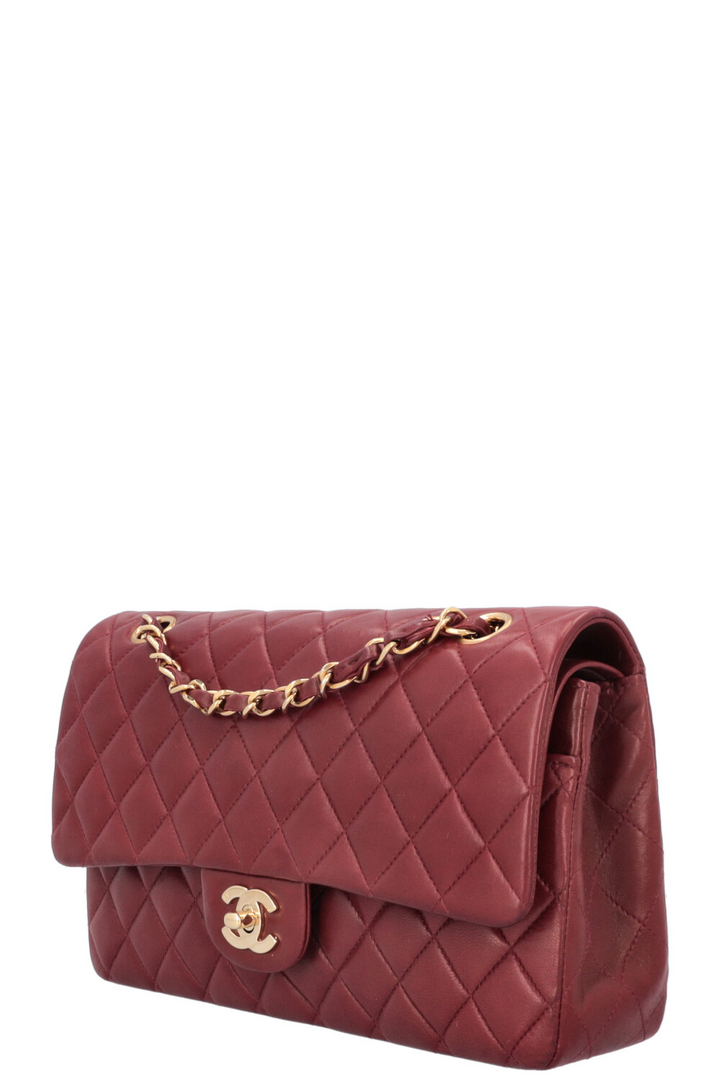 CHANEL Classic Medium Double Flap Burgundy