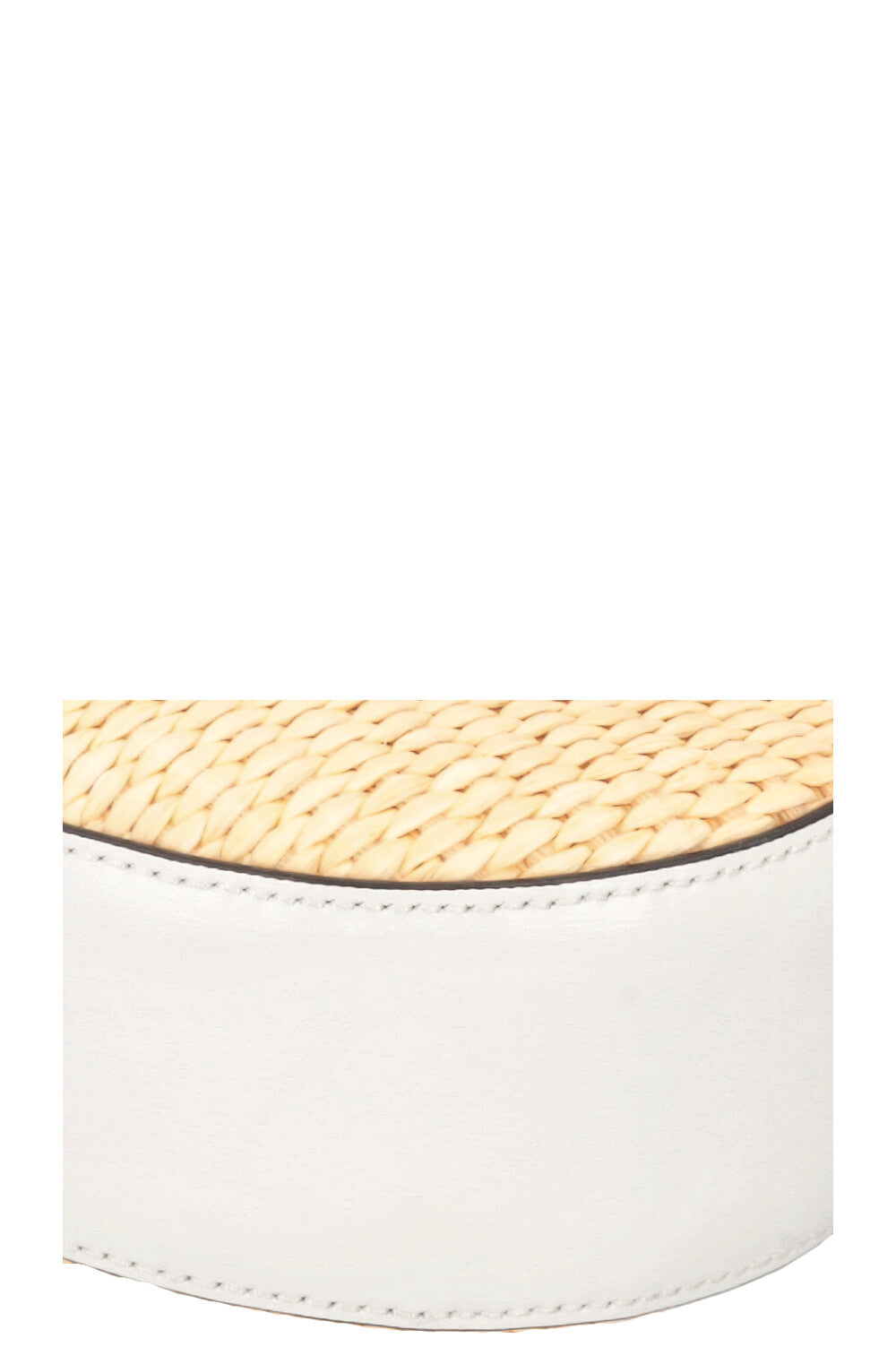 PRADA Cleo Raffia White