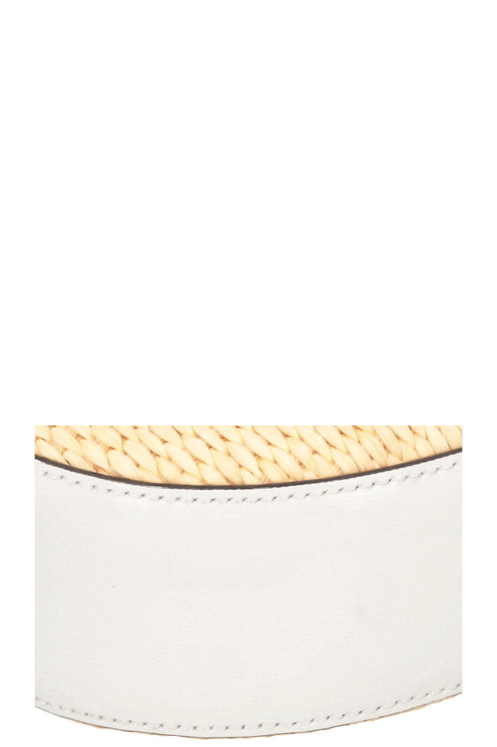 PRADA Cleo Raffia White