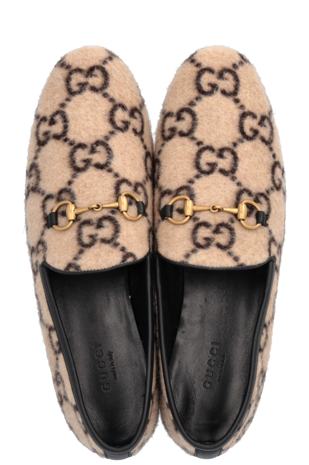 GUCCI GG Mokassins Flats Beige