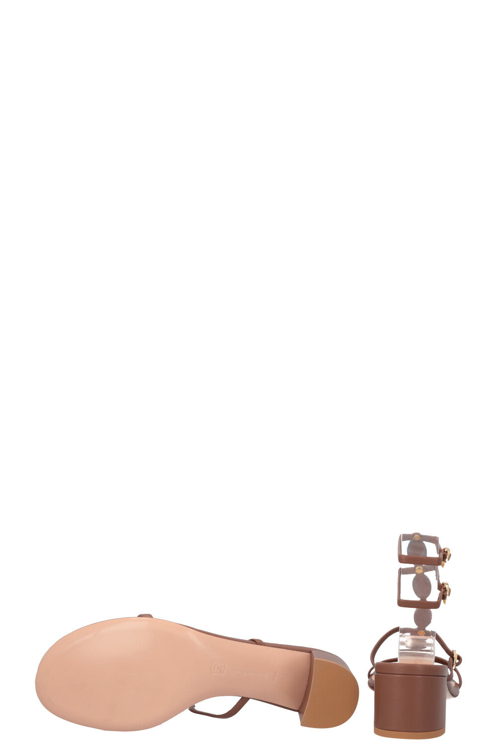 GIANVITO ROSSI Sandals Brown Stones