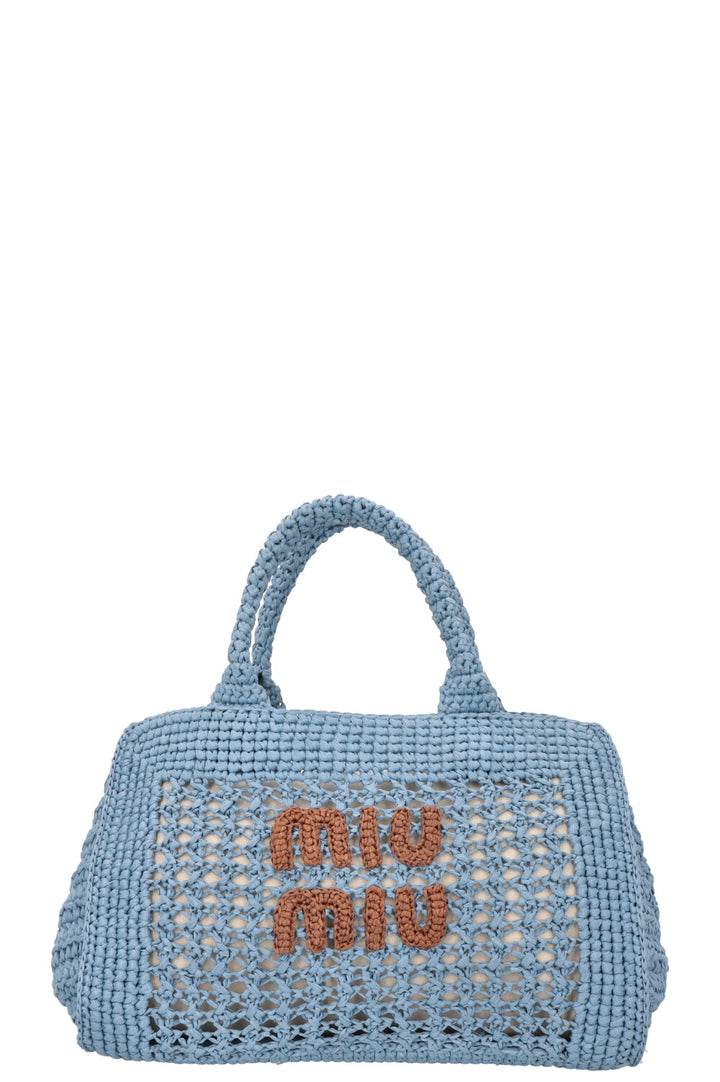 MIUMIU Raffia Bag Blue