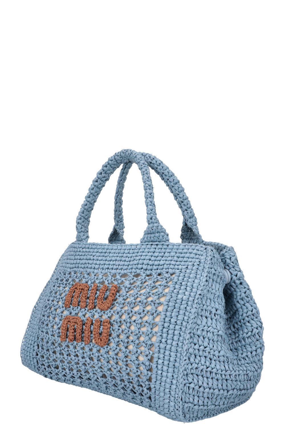 MIUMIU Raffia Bag Blue