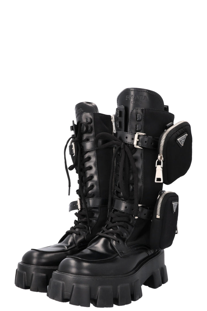 PRADA Monolith Boots Black