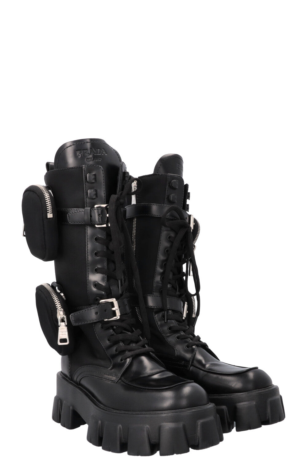 PRADA Monolith Boots Black