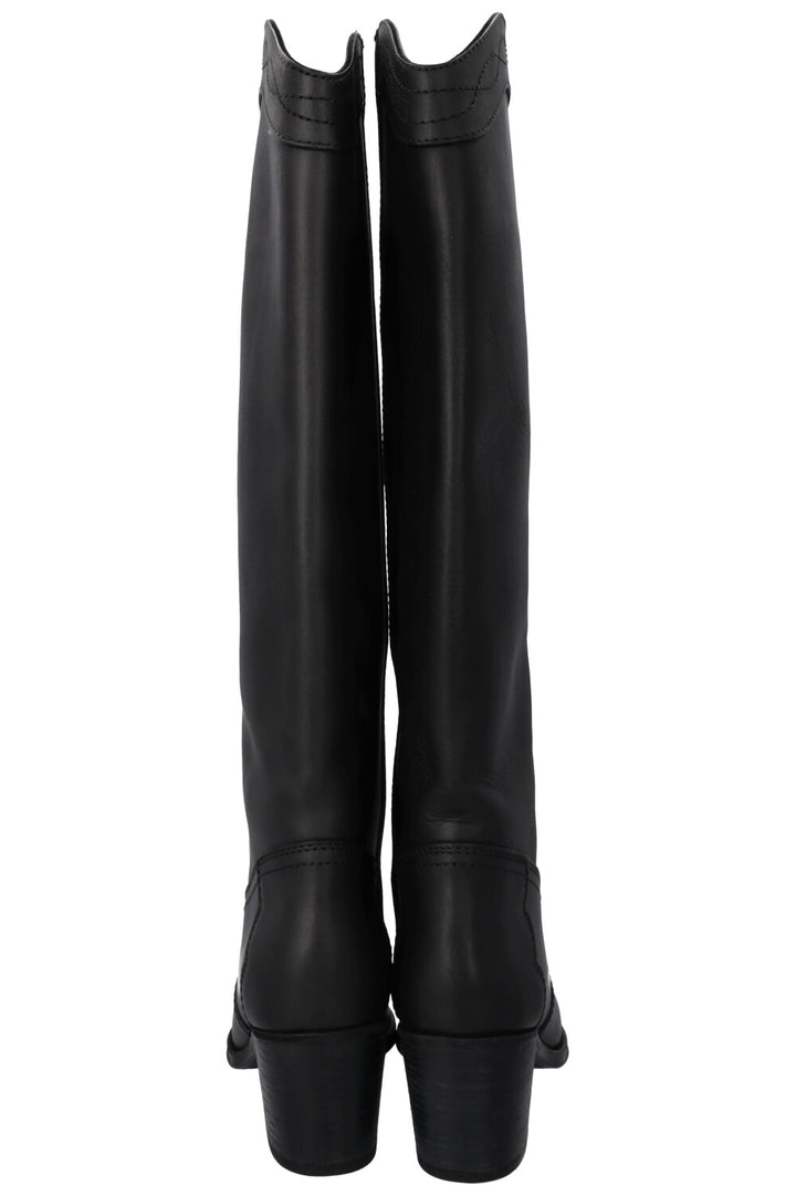 SAINT LAURENT Cowboy High Boots Black