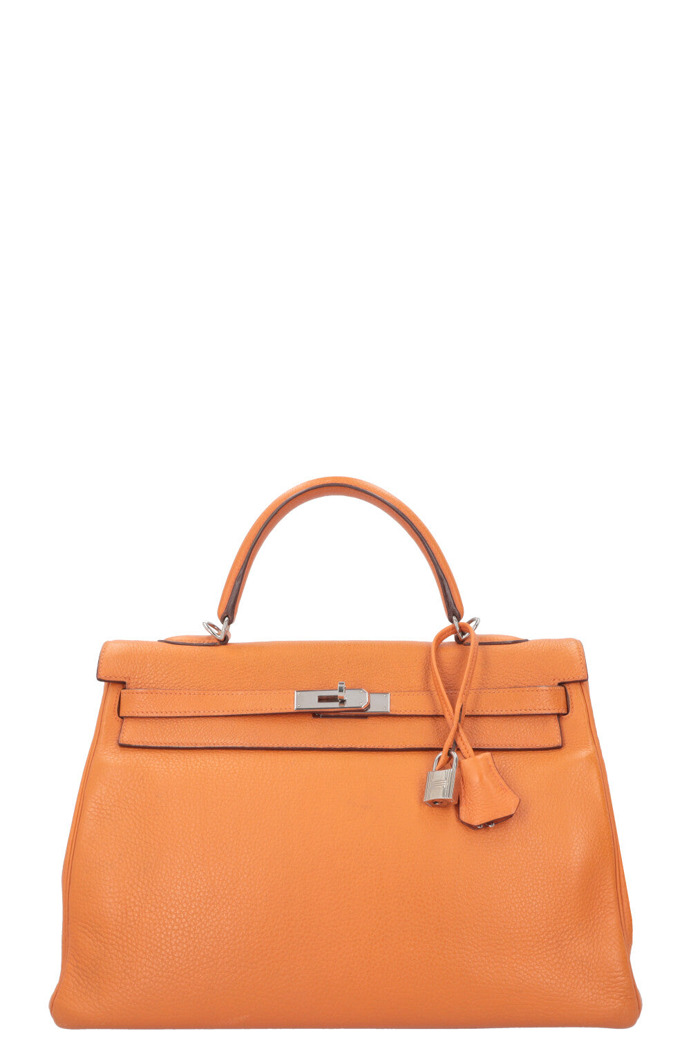 HERMÈS Kelly 35 Clemence Orange