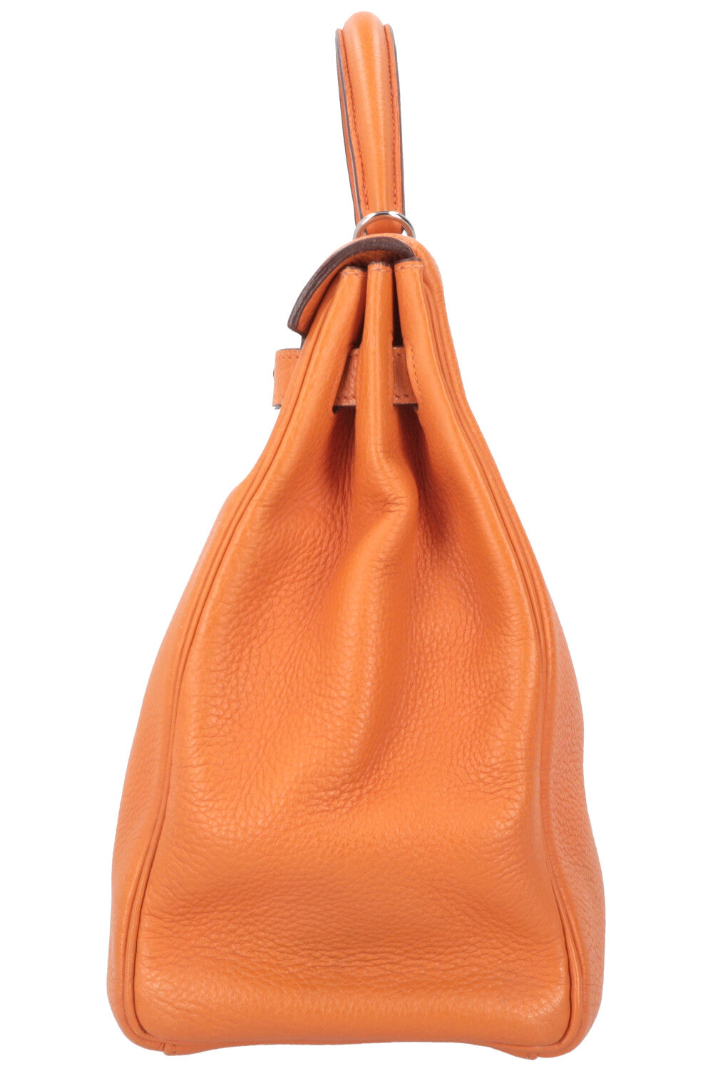 HERMÈS Kelly 35 Clemence Orange