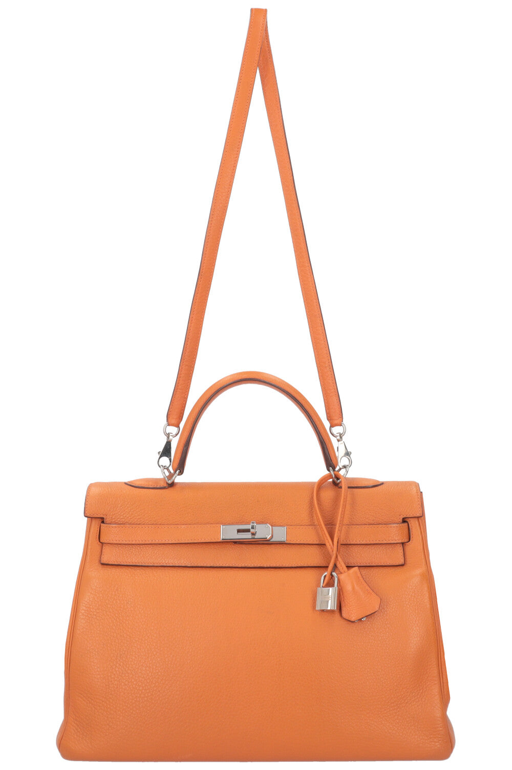 HERMÈS Kelly 35 Clémence Orange