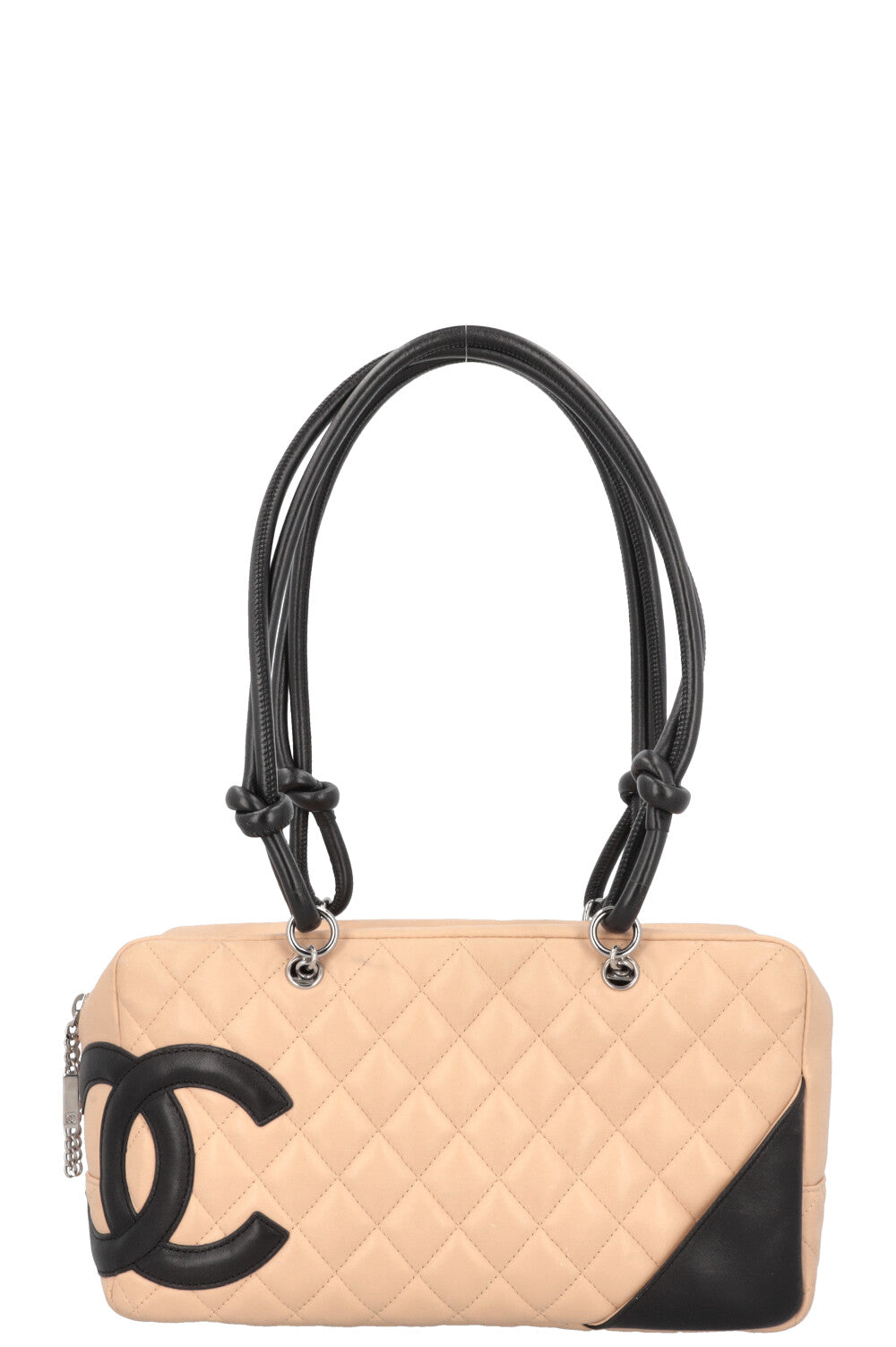 CHANEL Cambon Bowling Bag Beige