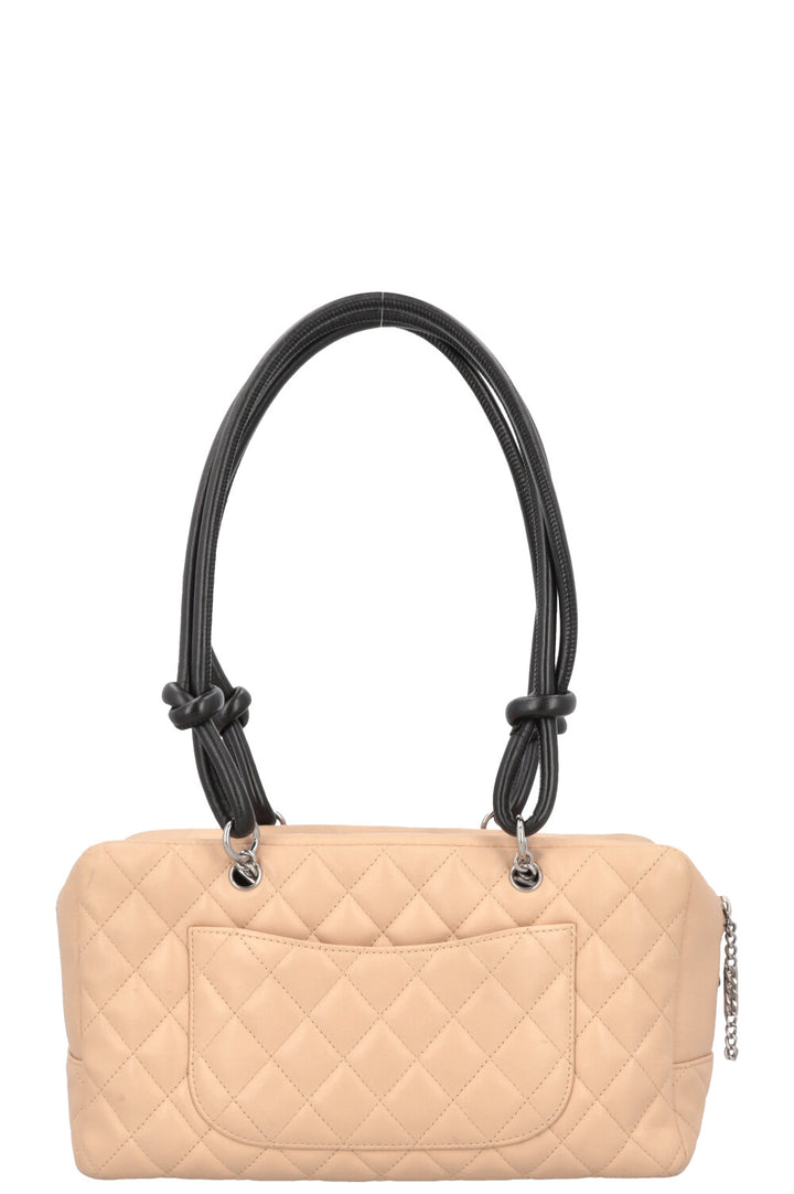 CHANEL Cambon Bowling Bag Beige