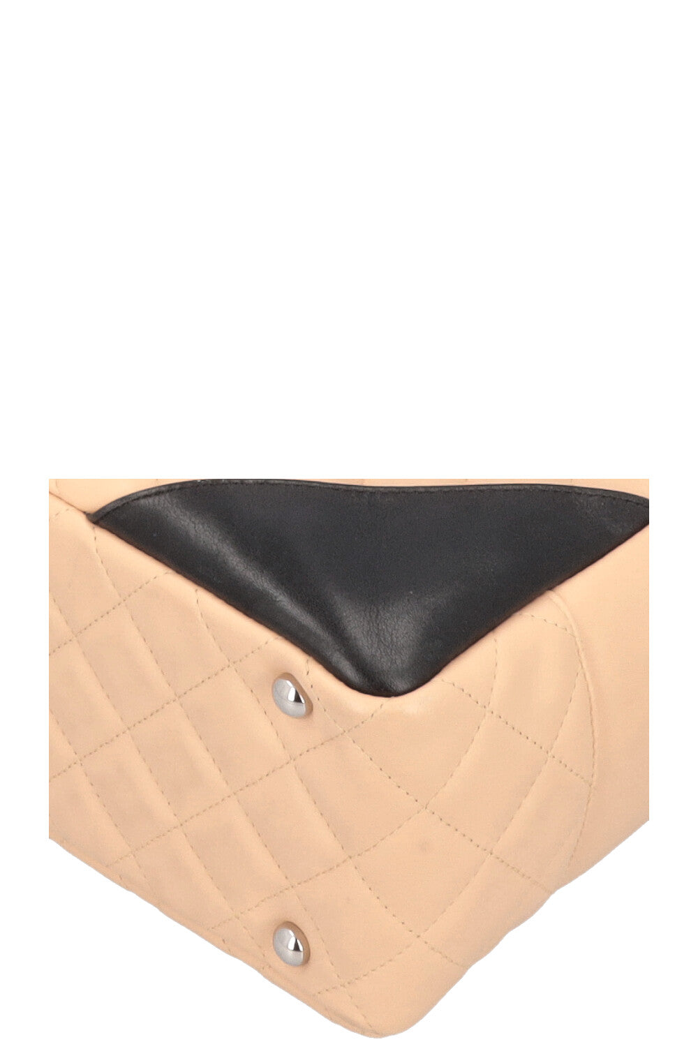 CHANEL Cambon Bowling Bag Beige