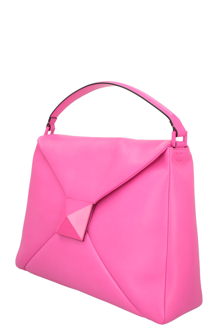 VALENTINO Sac fourre-tout à bandoulière avec clous Rose vif