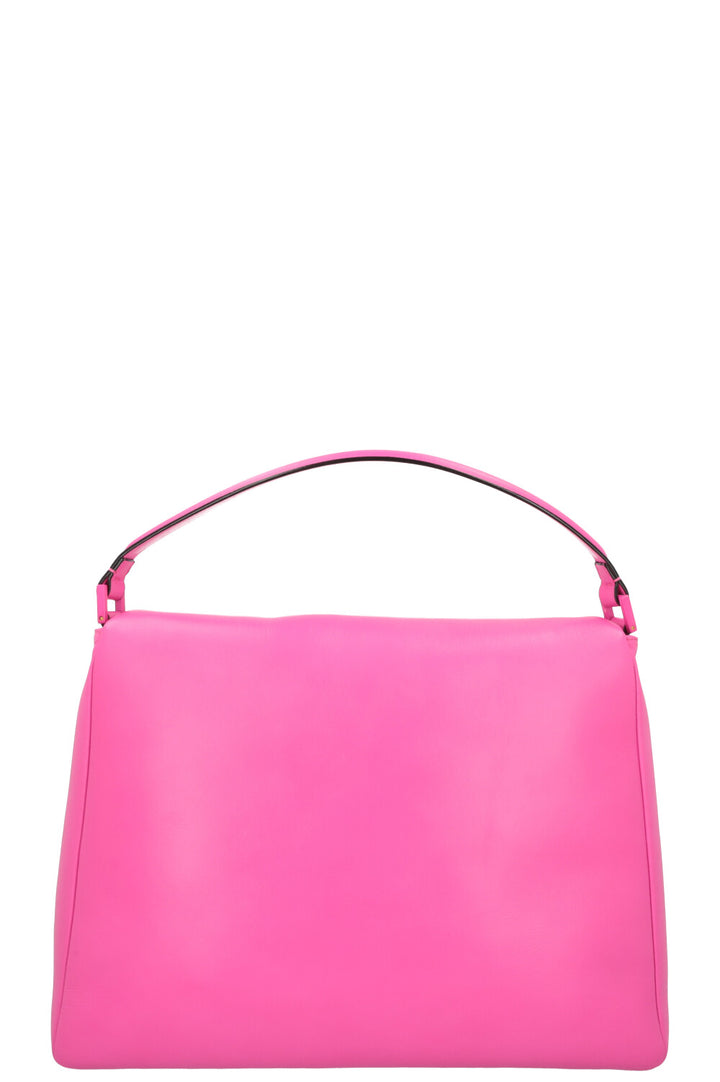 VALENTINO One Stud Shoulder Tote Bag Hot Pink