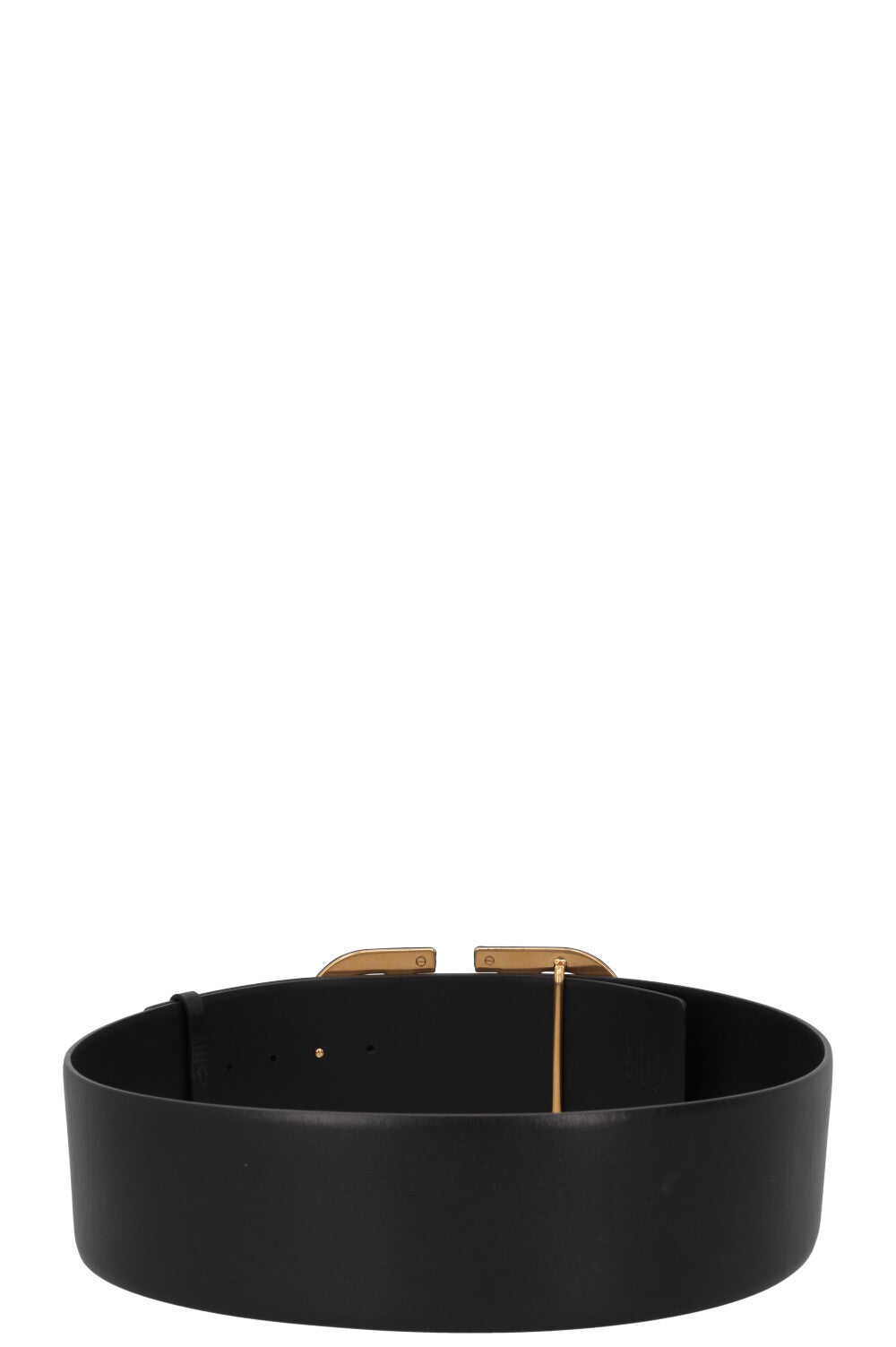 VALENTINO V Logo Belt Full Black