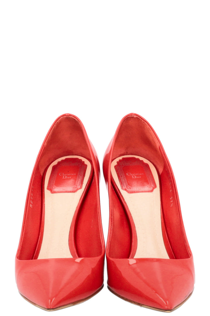 CHRISTIAN DIOR Heels Patent Red