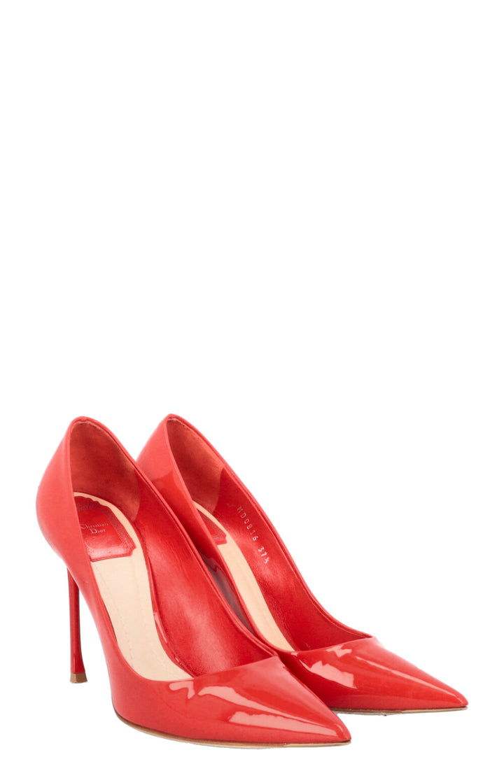 CHRISTIAN DIOR Heels Patent Red