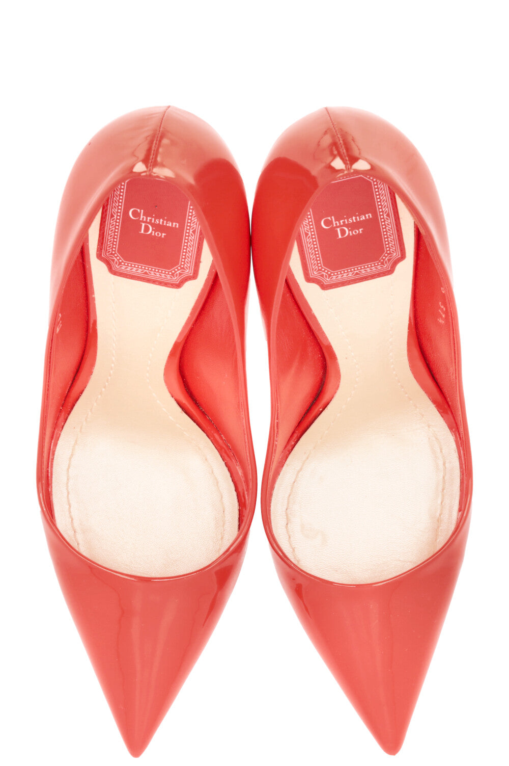 CHRISTIAN DIOR Heels Patent Red