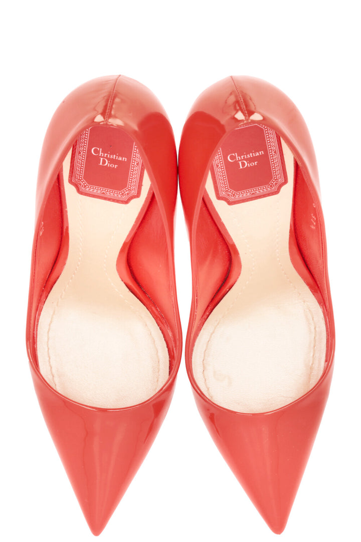 CHRISTIAN DIOR Heels Patent Red