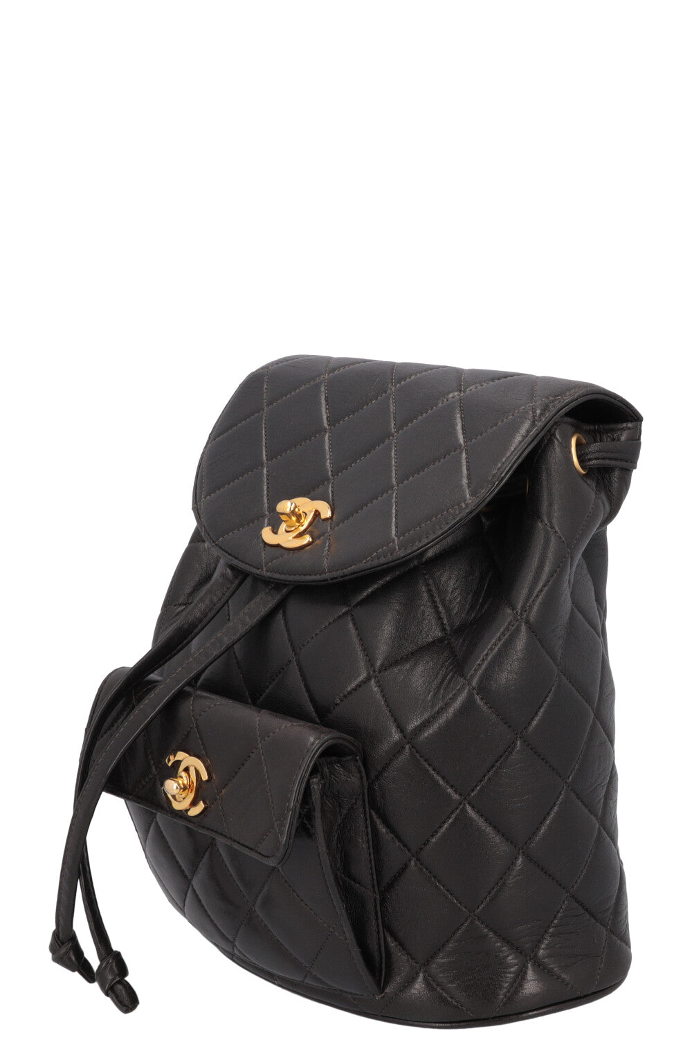 CHANEL Duma Backpack Black Quilted