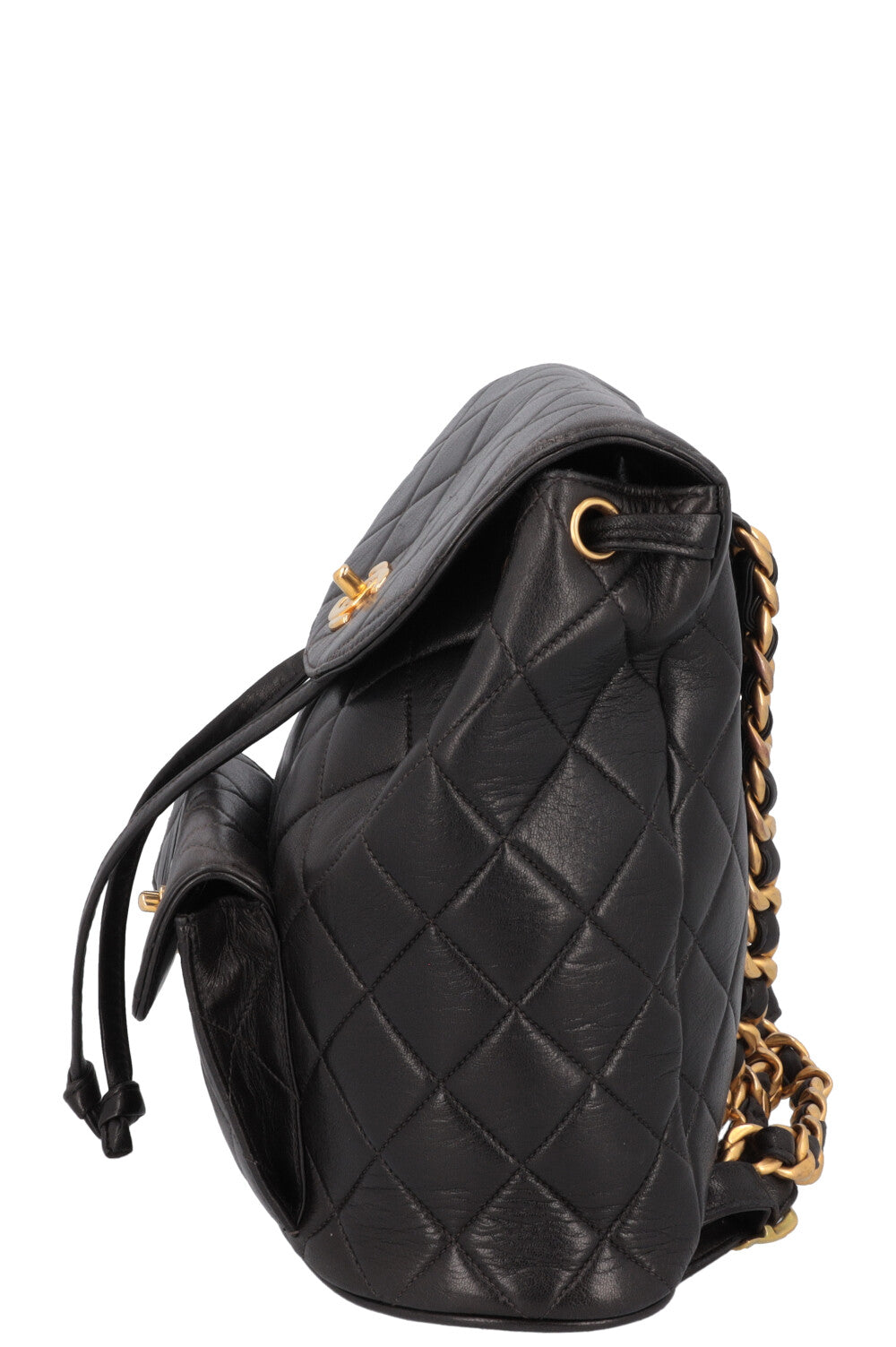 CHANEL Duma Backpack Black Quilted