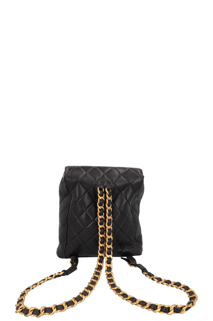 CHANEL Duma Backpack Black Quilted