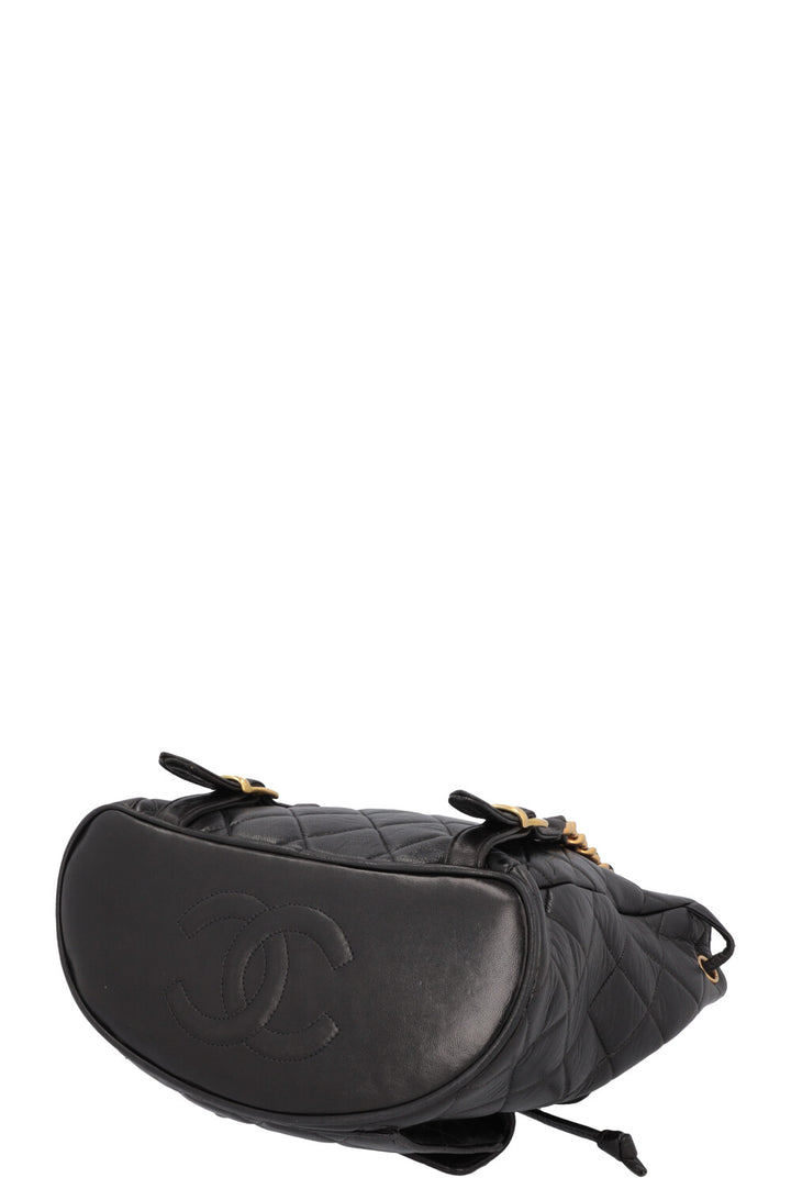 CHANEL Duma Backpack Black Quilted