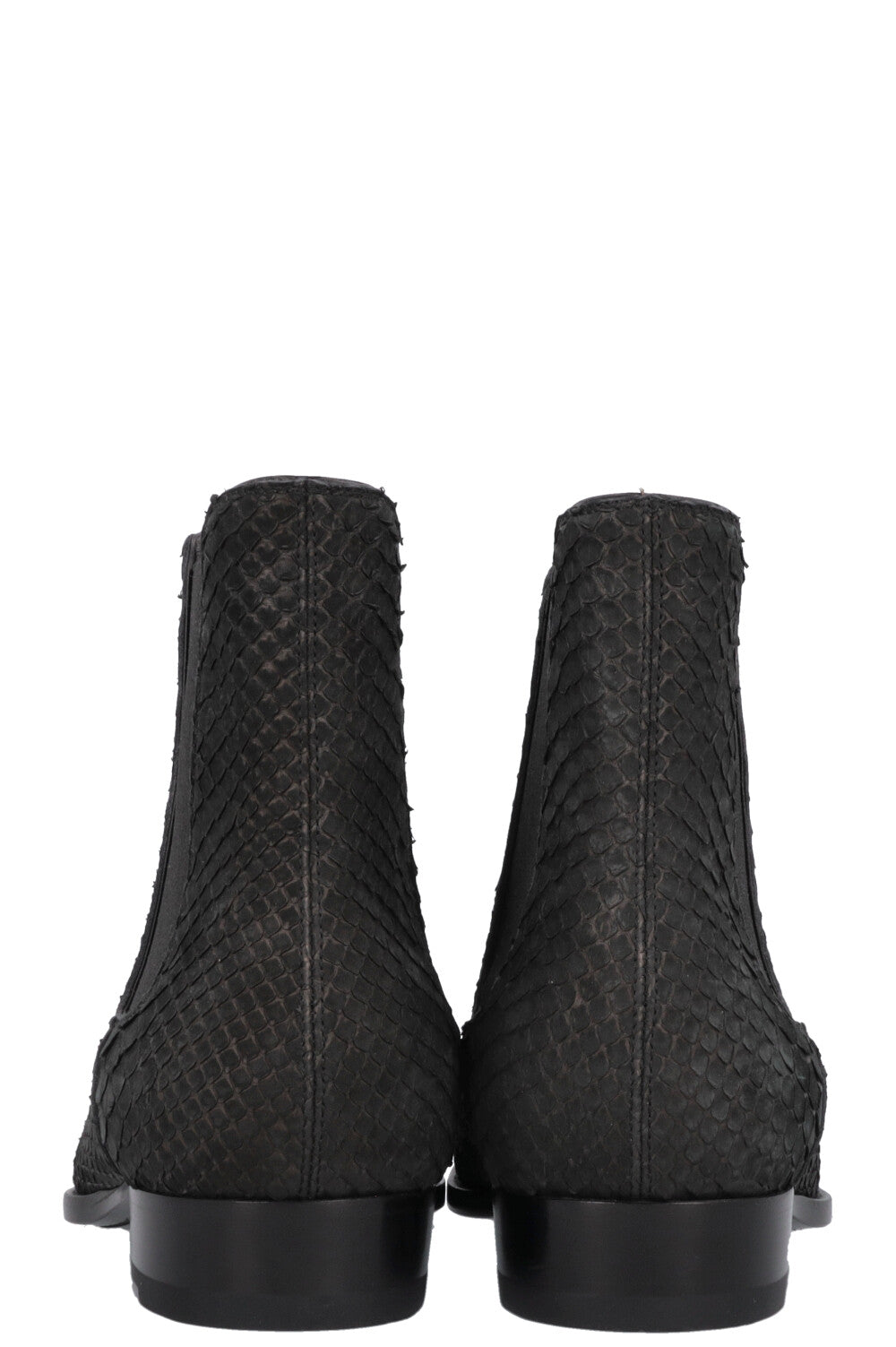 SAINT LAURENT Boots Python Black