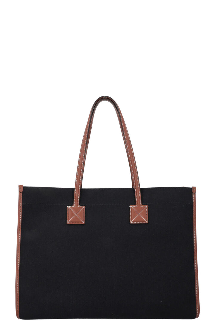 BURBERRY Medium Freya Tote Bag Black