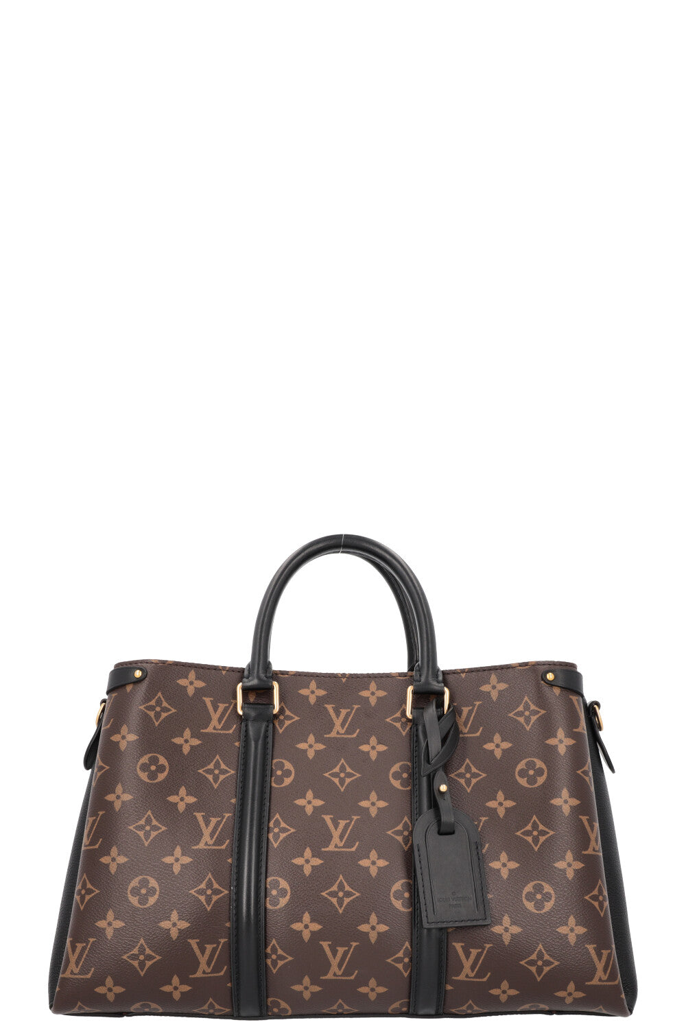 LOUIS VUITTON Soufflot MM Handbag MNG Canvas