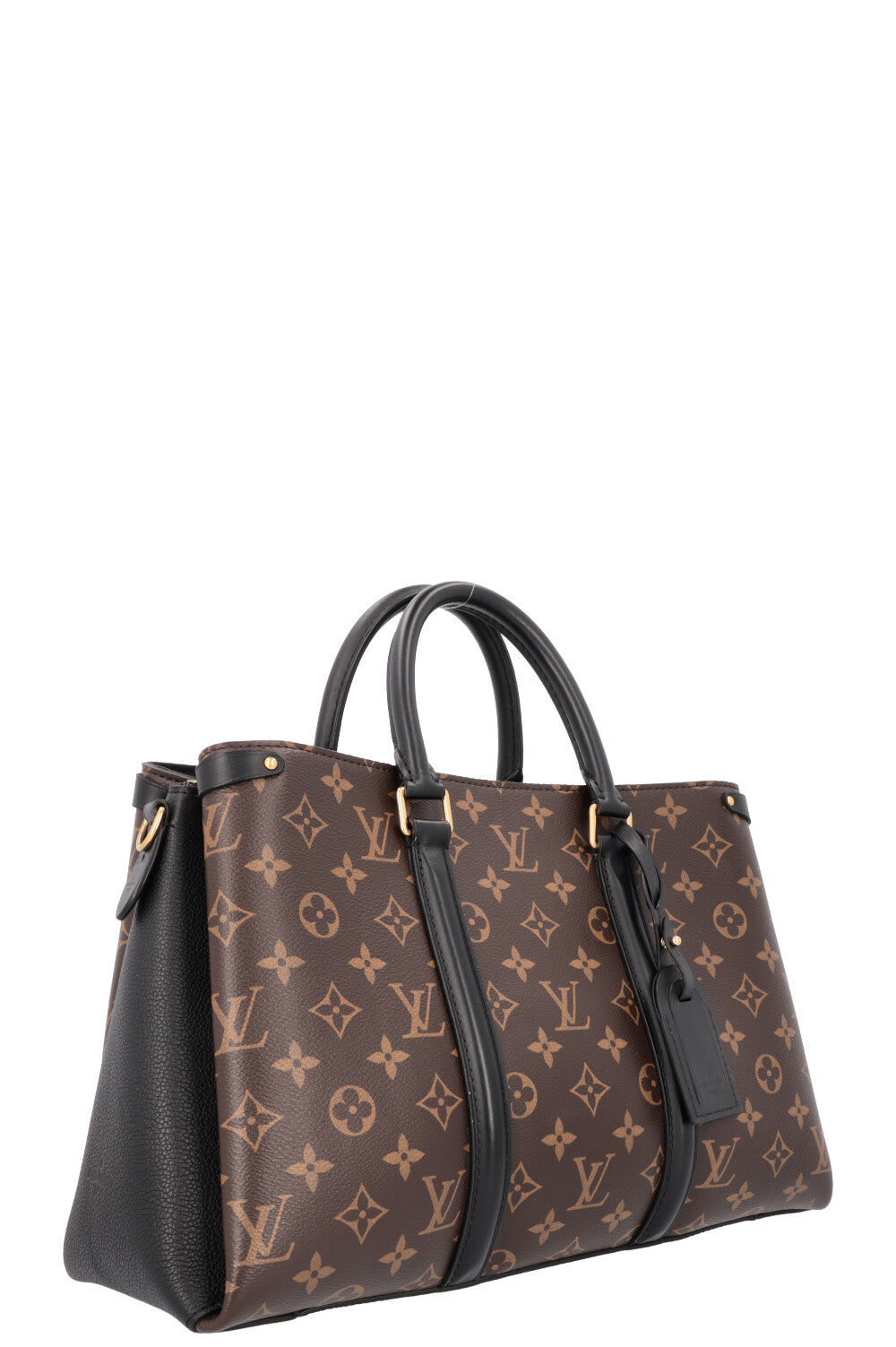 LOUIS VUITTON Soufflot MM Handbag MNG Canvas