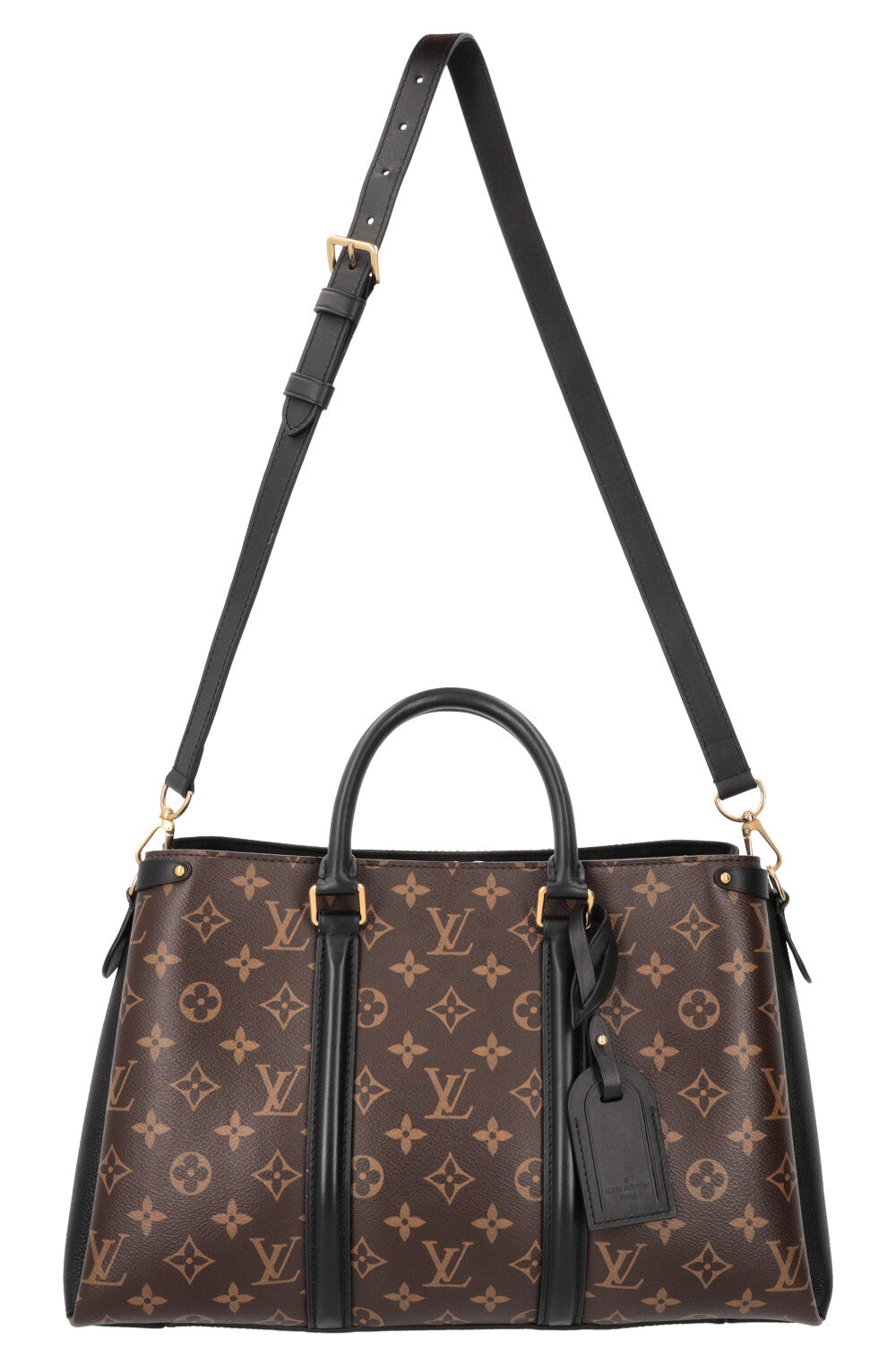 LOUIS VUITTON Soufflot MM Handbag MNG Canvas