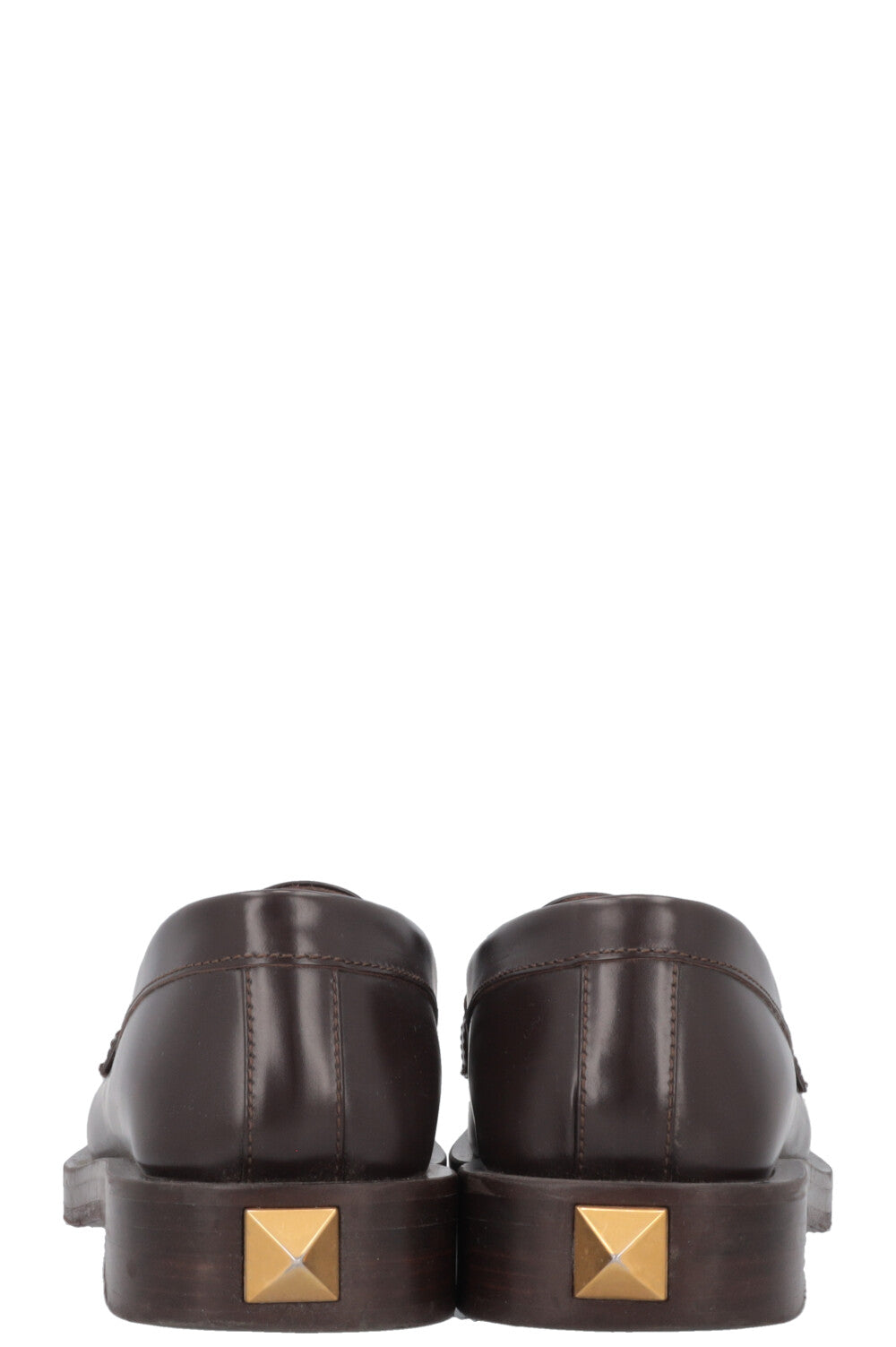 VALENTINO Roman Stud Loafers Brown