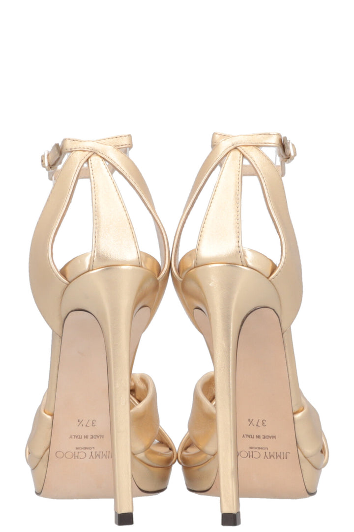 JIMMY CHOO Heels Leather Gold