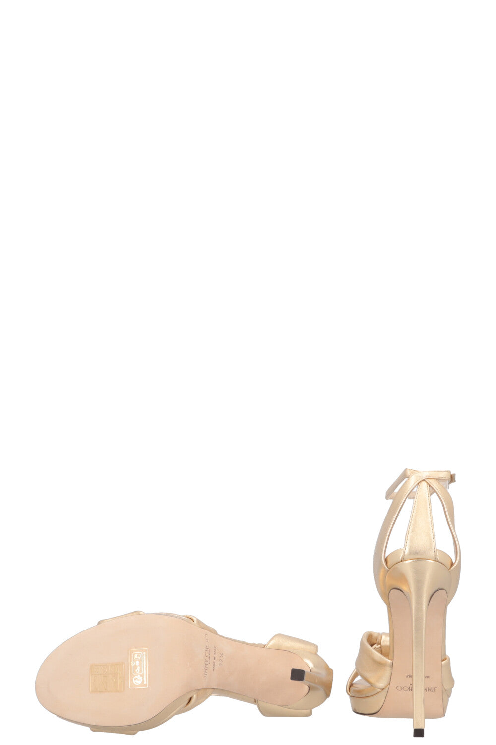 JIMMY CHOO Heels Leather Gold