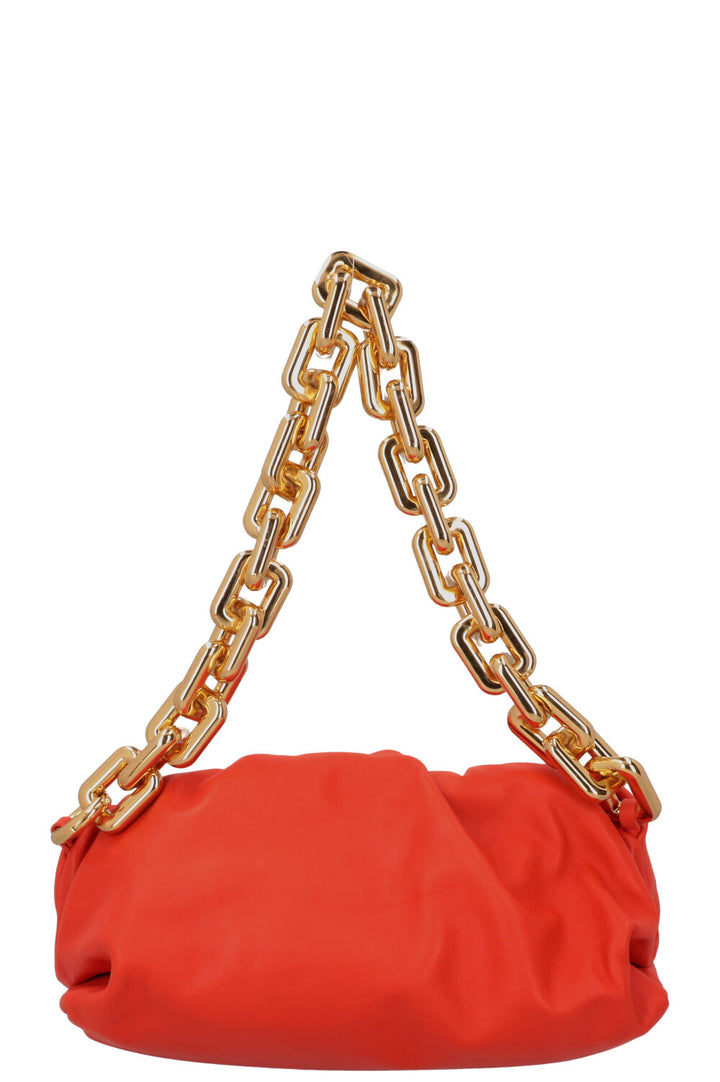 BOTTEGA VENETA Chain Pouch Red