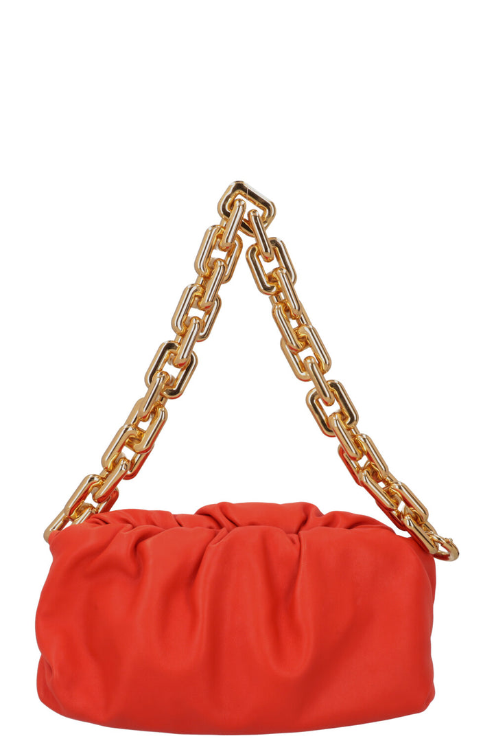 BOTTEGA VENETA Chain Pouch Red