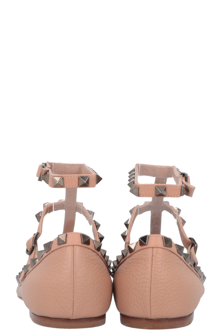 VALENTINO Rockstud Flats Nude